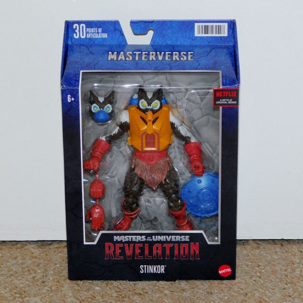 2021 Mattel Masters of the Universe Revelation 7" Masterverse Stinkor MIB New